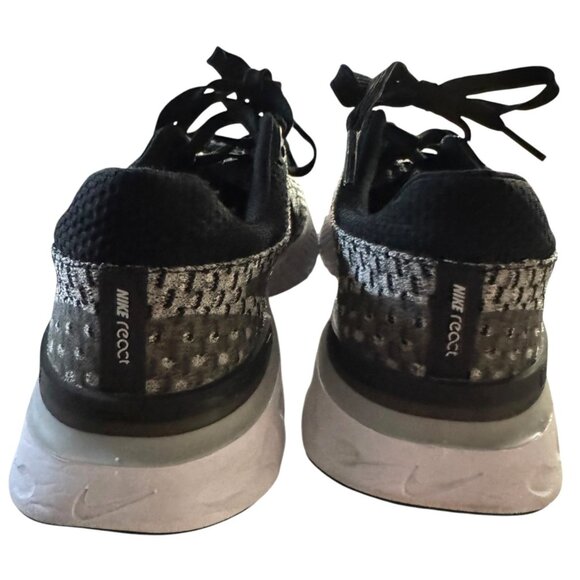 Nike React Infinity Run Flyknit‎ Black/White Running Shoes Women's Size 6.5 - Picture 5 of 8